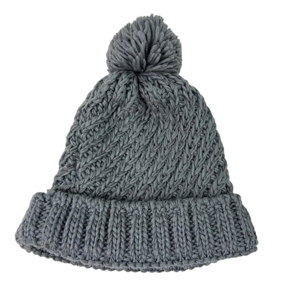 Adidas Gray Knit Pom Beanie Hat – Unisex Adult - Picture 2 of 9